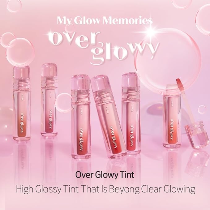 ETUDE Over Growy Lip Stain Tint, Fake Red, 0.1 oz (3 g), Lipstick, Glossy Finish, Highly Moisturizing, Melotint, Plush, Glossy, Volume, Vegan Certified-Velvo Beauty