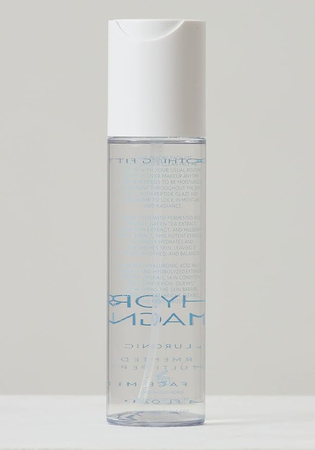 NOTHING FITS BUT Hydro Magnet Facial Mist, Hydrating Toner with Hyaluronic Acid, Fermented Sake & Multi Peptides (3.4 Fl Oz/ 100 ml)-Velvo Beauty