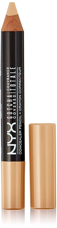 NYX Professional Makeup Gotcha Covered Concealer Pen, Beige, 0.04 Ounce-Velvo Beauty