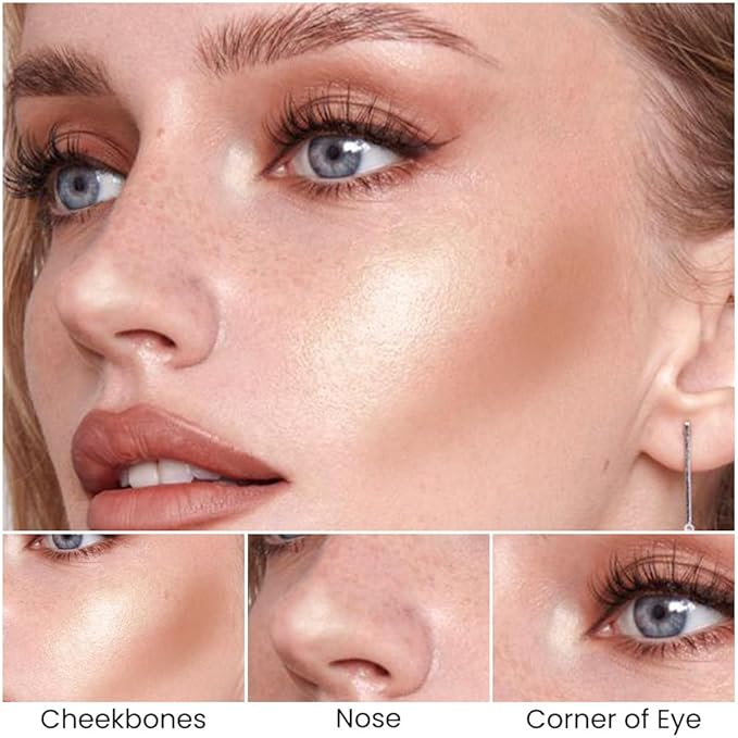 evpct 2in1 Face Shaping & Contouring Stick Cream Contour Concealer Bronzer Stick Makeup Kit for Face Highlighter Makeup Stick contorno maquillaje de maquillaje, NEW Universal Light + ORIGINAL Medium-Velvo Beauty