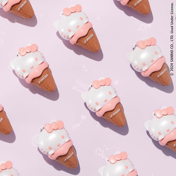 Lip Smacker Hello Kitty Ice Cream Lip Balm | Sanrio Collection | Gifts-Velvo Beauty