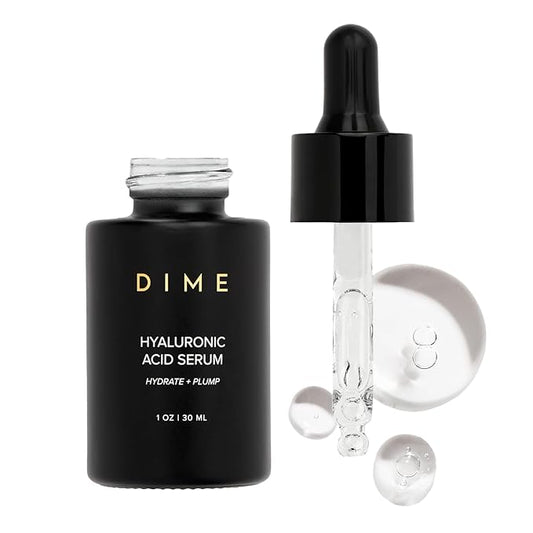DIME Beauty Hyaluronic Acid Serum, Ultra Hydrating Face Serum with Pure Hyaluronic Acid, 1 oz / 30 ml-Velvo Beauty