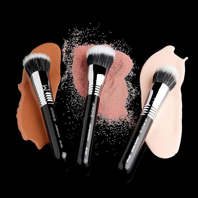 Sigma Beauty F53 Air Contour and Blush Brush – Angled Makeup Brush for Blush & Bronzer, Perfect for Sheer to Medium Coverage, Professional, Streak-Free Application (1 Brush)-Velvo Beauty
