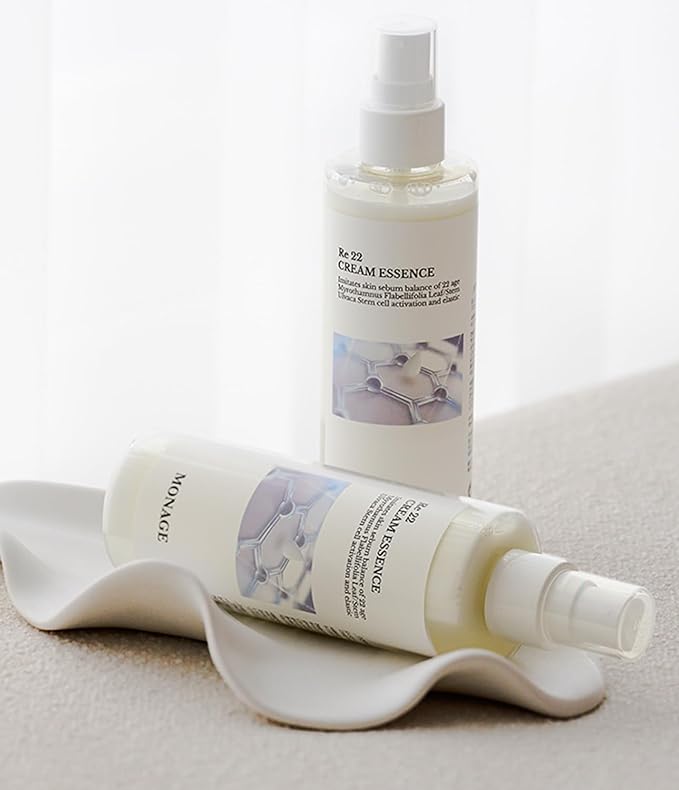 Re 22 Cream Essence – Korean Skin Care All-in-One Hydrating Spray with Resurrection Plant & Sea Lettuce Stem Cells for Youthful, Balanced Skin – Relaxing Gifts, 150ml / 5.07 fl. oz-Velvo Beauty