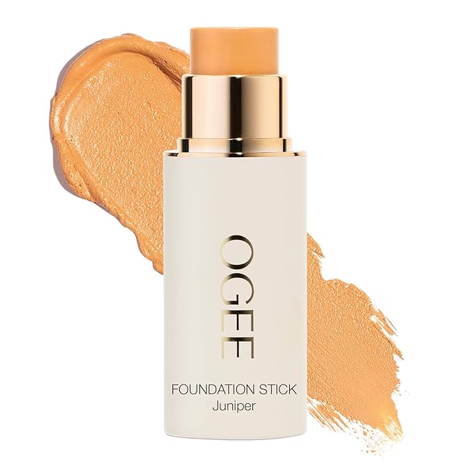 Ogee Sculpted Complexion Foundation Stick (Juniper 3.75W - Medium Light Tan, Olive Undertones) Full Coverage Foundation Makeup - Instantly Balance & Even Complexion - 70% Organic Ingredients-Velvo Beauty