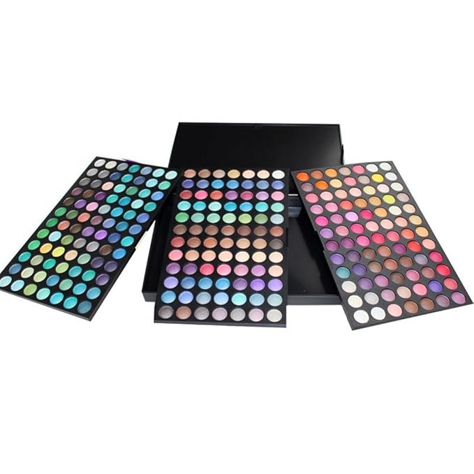 Pro 252 Colors Eyeshadow Makeup Palette Cosmetic Contouring Kit Holiday Makeup Gift Set | Full Makeup Kit for Women Essential Starter Bundle- Ideal for Professional and Daily Use-Velvo Beauty