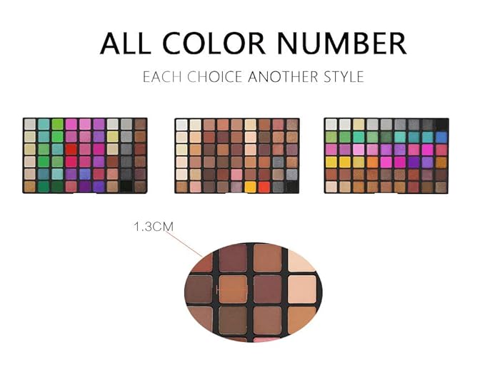 162 Colors Hightlight Eyeshadow Palette Makeup Gift Set, FantasyDay Professional Long Lasting Waterproof Matte Highly Pigments Shiny Shimmers Glitter Makeup Palette Colorful Cosmetic Eye Shadow Pallet-Velvo Beauty