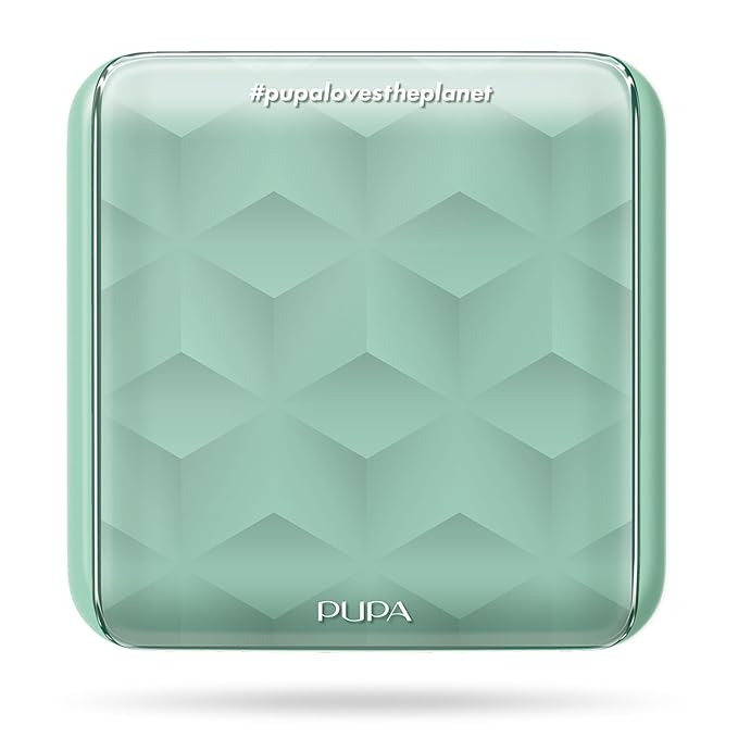 Pupa Milano Make-Up Palette S, 001 Tiffany, 0.28 oz - 7 Pan Eyeshadow Palette and Blush Palette with Matte, Shimmer Finish - Blendable Velvety Texture - Compact Travel-Friendly - Talc-Free Eye Makeup-Velvo Beauty