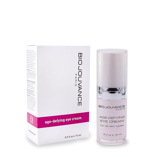 Age-Defying Eye Cream 0.5oz / 15ml - Reduce Wrinkle | Anti-Aging | Diminish Puffiness and Dark Circles | Daily Facial Skin Care Treatment Regimen | Made in France-Velvo Beauty
