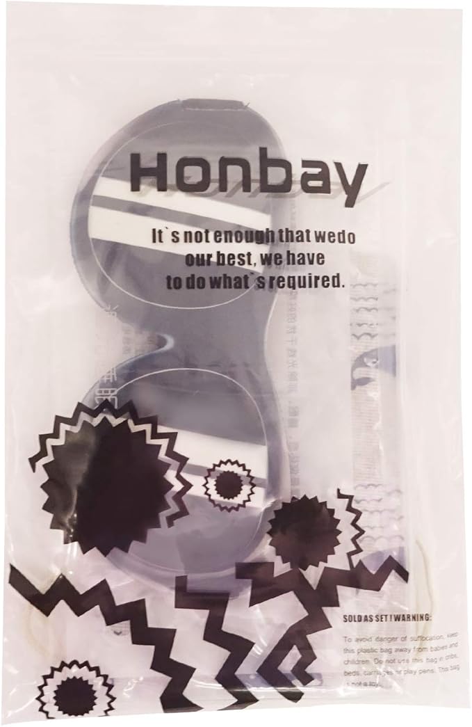 Honbay 3D Funny Eyeshade Soft Sleep Eye Mask with Adjustable Head Strap for Travel, Game, Party, Rest, Sleeping(Sunglasses)-Velvo Beauty
