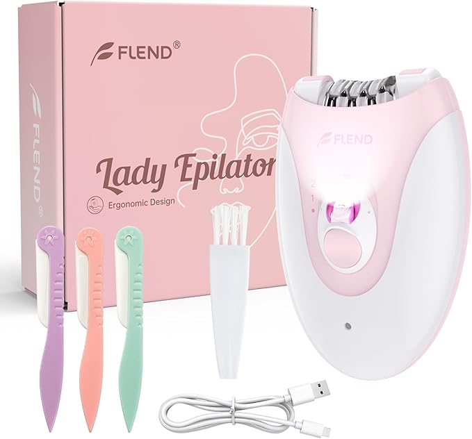 Epilator,Epilator for Women Facial Hair Removal Rechargeable,2 Speeds Hair Removal,HairRemoval Device with 36 Tweezers,Hair Removal forWomen Legs/Face/Bikini/Arms,Womens Electric Shaver Smooth Skin-Velvo Beauty