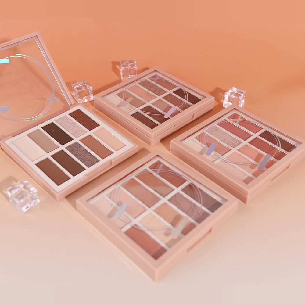 Neutral Nude Eye Shadow Palette,Matte Nude Pink Light Color Cream Eyeshadow Palette,Make Up Pallets for Women Natural Eyeshadow for Eyes Long Lasting Naturing-Looking-Velvo Beauty