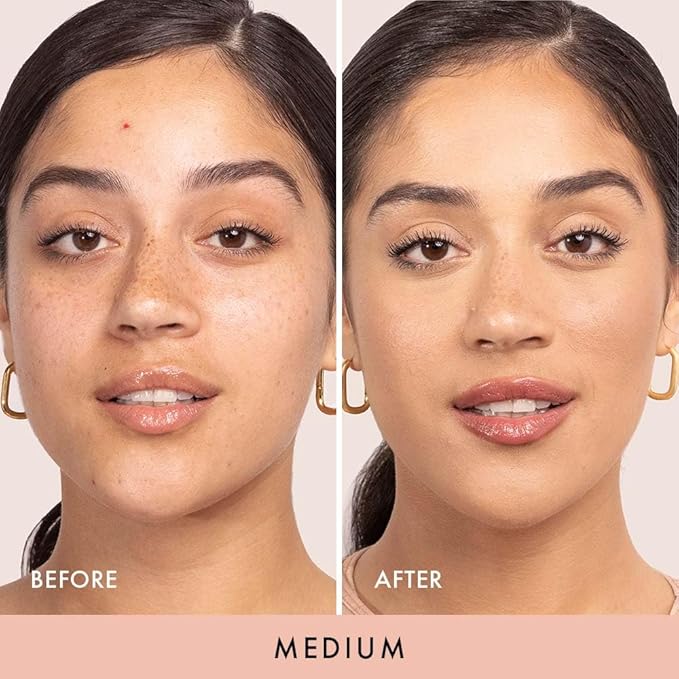 Wander Beauty Wanderlust Powder Foundation - Medium - Blurs and Evens Skin Tone - Perfects and Hydrates With Hyaluronic Acid, Aloe, Honeysuckle, & Vitamin E - Lightweight, Buildable Coverage - 0.31 oz-Velvo Beauty