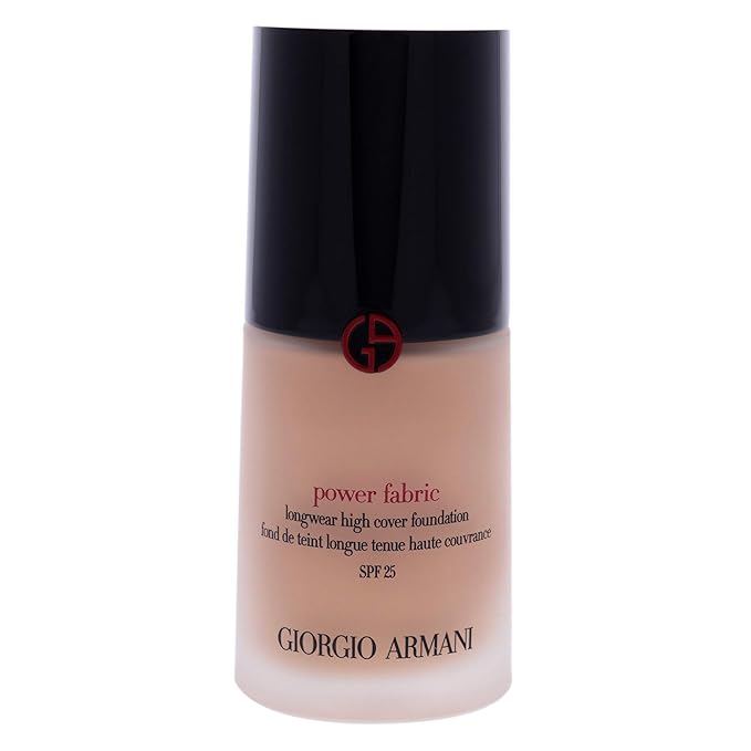 GIORGIO ARMANI Power Fabric Longwear High Cover Foundation SPF 25, # 5 Light, Neutral, 30 ml-Velvo Beauty
