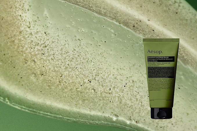 Aesop Geranium Leaf Exfoliating Body Scrub | Smooth, Soft, Hydrated Skin | 6.2 oz / 180mL-Velvo Beauty