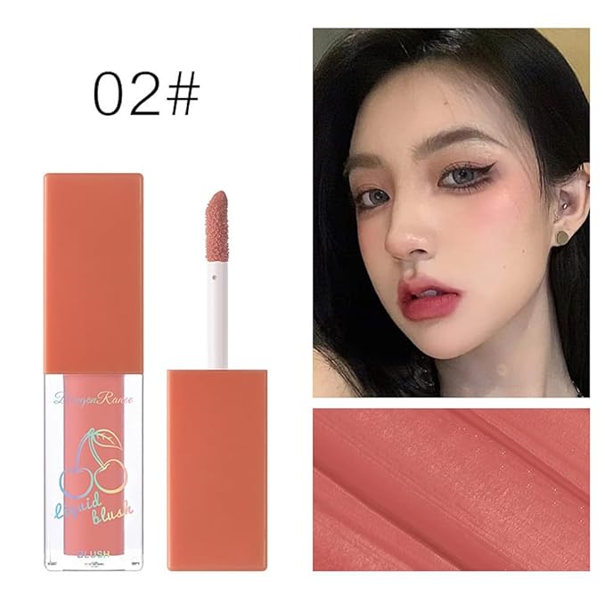 Liquid Blush 4Pcs Set Makeup for Cheeks Matte Finish Soft Cream, Flushed Cheeks, Vegan & Cruelty-free,Long-Wearing, Smudge Proof, Natural-Looking-Velvo Beauty