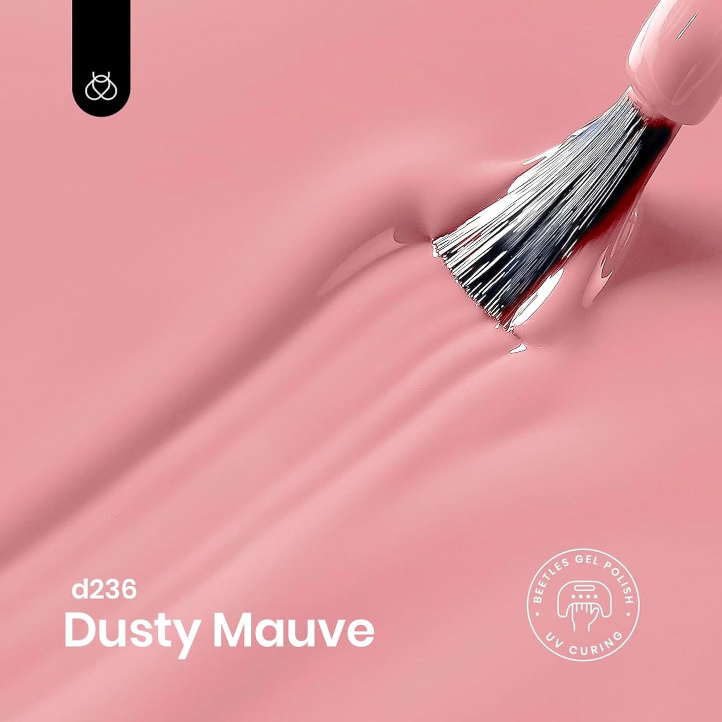 beetles 15ml Nude Pink Milky Gel Nail Polish Dusty Mauve Neutral Solid Color Soak Off LED UV Lamp DIY Decoration Manicure Fall Winter Nail Art Design Salon at Home Gift for Women-Velvo Beauty