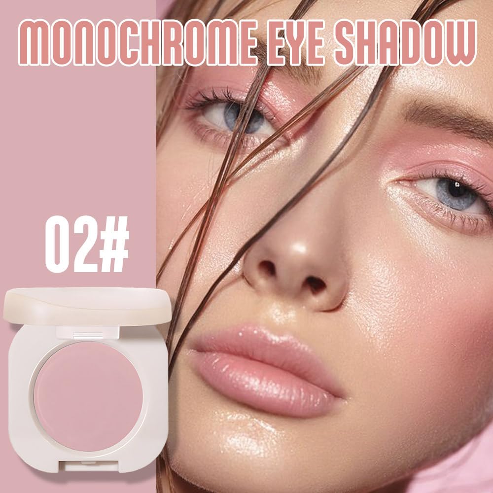 Single Nude Pink Matte Eyeshadow,Bright Intense Monochrome Eye Shadow,Apply Makeup Easily,Matte Pressed Powder Single Eyeshadow,24 Hour Eye Makeup Longwear Waterproof-Velvo Beauty
