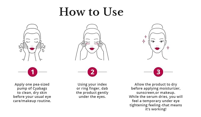 5th & Glow Cyabags Line Smoother, Instant Eye Puffiness Reducer, Reduce Fine Lines, Wrinkles, and Under Eye Bags, 1 oz-Velvo Beauty