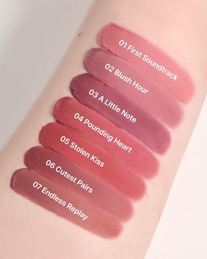 DEARMAY Pure Falling Mood Lip Pot No. 04 Pounding Heart 0.23 Oz. Vegan Lip Stain Lip & Cheek Multi-Use Tint With Hydrating Formula for Smooth Soft Blend Without Dryness or Fine Lines, Korean Makeup-Velvo Beauty
