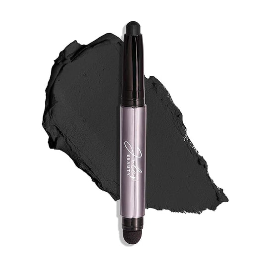Julep Eyeshadow 101 Cream-to-Powder Waterproof Shadow Stick – Onyx Black Matte – Long-Lasting, Crease-Proof, Smooth Jet-Black Matte Cream Eyeshadow with Built-in Smudger-Velvo Beauty
