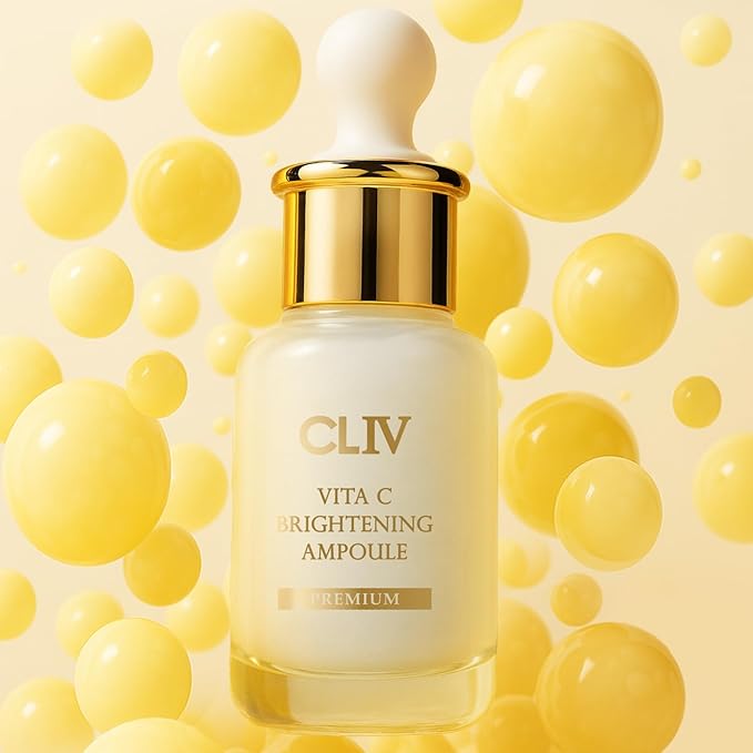 Vita C Brightening Ampoule Facial Serum | 85% Lemon Water | Skin Dullness Treatment | Vitamin Skincare |Skin Refreshing Serum | Korean Skincare (1.01 fl oz, 30ml)-Velvo Beauty