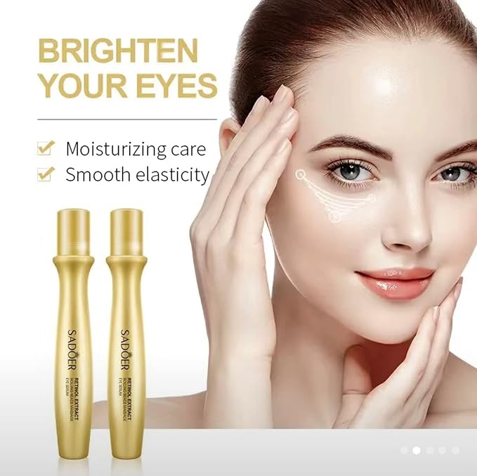 Retinol Eye Serum (Rolling Bead Massage)-Velvo Beauty