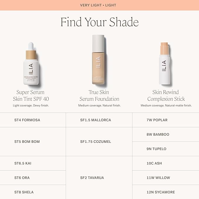 ILIA - Skin Rewind Complexion Stick - Foundation + Concealer + Skincare | Non-Toxic, Vegan, Cruelty-Free, Clean Makeup (12N - Sycamore, 0.35 oz | 10 g)-Velvo Beauty