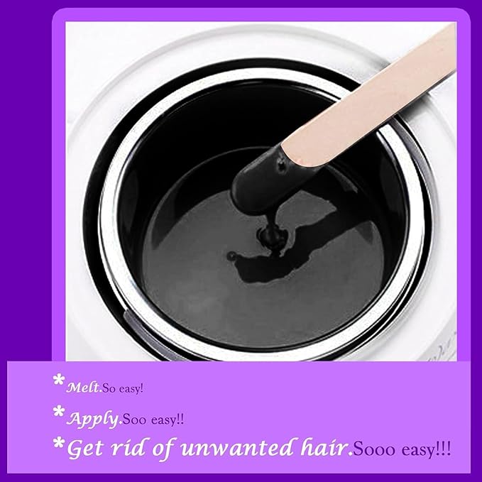 Wax Beads, 3.3lb Hard Wax Beads Bulk for Hair Removal, Face Brazilian for Bikini, Leg, Underarm, Wax Beans At Home Waxing Kit (Black)-Velvo Beauty