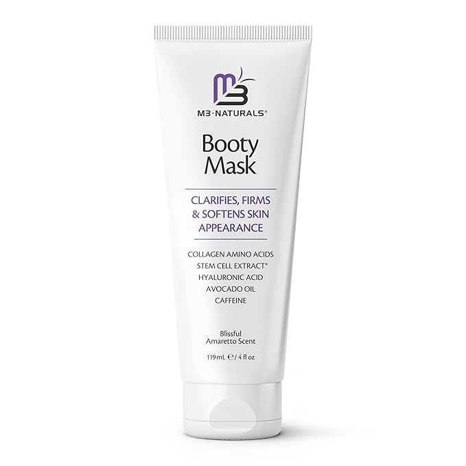 Moisturizing Butt Mask for Women - Butt Firming Mask and Caffeine Cellulite Cream for Thighs and Buttocks with Collagen - Clarifying Butt Firming Cream for Cellulite KP and Dry Skin by M3 Naturals-Velvo Beauty
