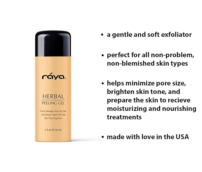 RAYA Herbal Facial Peeling Gel (110) | Gentle and Soft Exfoliator for Oily Skin | Helps Minimize Pores and Brighten Complexion-Velvo Beauty