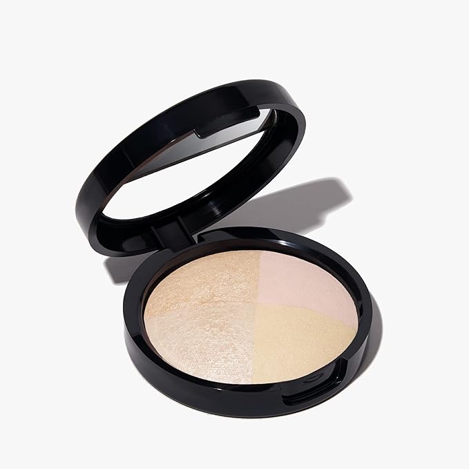 LAURA GELLER NEW YORK Baked Natural Glow Highlighter Radiance Enhancing Makeup, French Vanilla-Velvo Beauty
