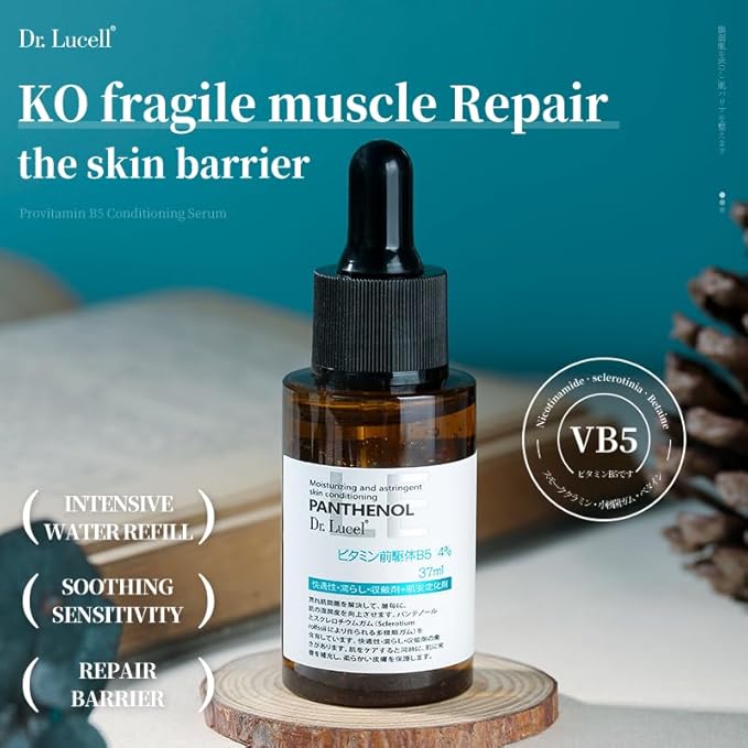 4% Vitamin B5 Face Serum 37ml / Niacinamide, Antioxidant, Reduces Wrinkles, Improves Elasticity,-Velvo Beauty