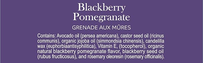 Blackberry Pomegranate Lip Balm Collection, Vegan Lip Balm Set, Beeswax Free, with Avocado Oil, Organic Jojoba Oil, and Vitamin E, Natural Moisturizer for Dry, Chapped Lips, 3 Tube Set-Velvo Beauty