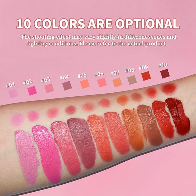 Liquid Blush, Long-lasting & Blendable Liquid Blush for High-Pigment Color, Achieve a Soft, Dewy, Healthy Natural Finish (09-Blood Orange, 0.2 Ounce)-Velvo Beauty