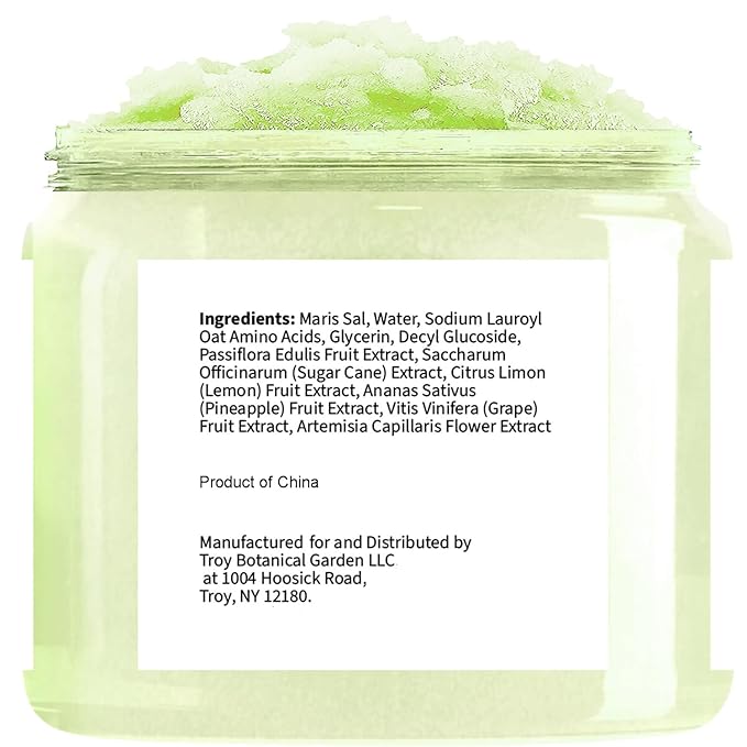 Fruit Cocktail Body & Foot Scrub 10 Oz - A refreshing, sweet, juicy aroma evokes the scent of freshly picked grapes - The best stocking stuffer.-Velvo Beauty