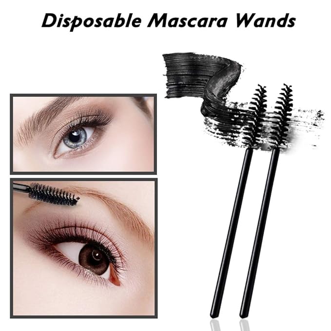 2 Styles Professional Makeup Palette with Spatula and 150 PCS Makeup Brush Kit, SourceTon Cosmetic Palette (5.9”x 3.9”) & Makeup Applicators (Mascara Wands, Lipstick Applicators, Fine Eyeliner Brush)-Velvo Beauty