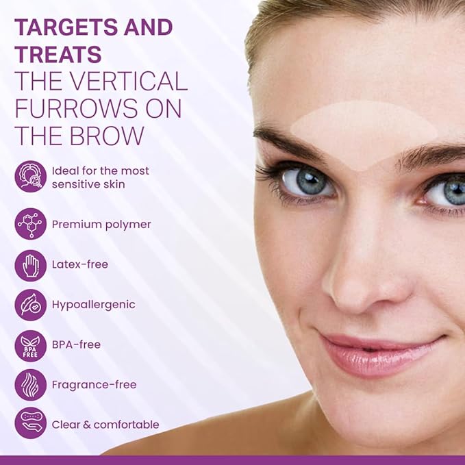 Furlesse Elevens Wrinkle Patches, Overnight Wrinkle Patches for Frown Lines, Non-Invasive Anti-Wrinkle Patches, Anti-Aging Skincare, 30 Patches, 30-Day Use-Velvo Beauty