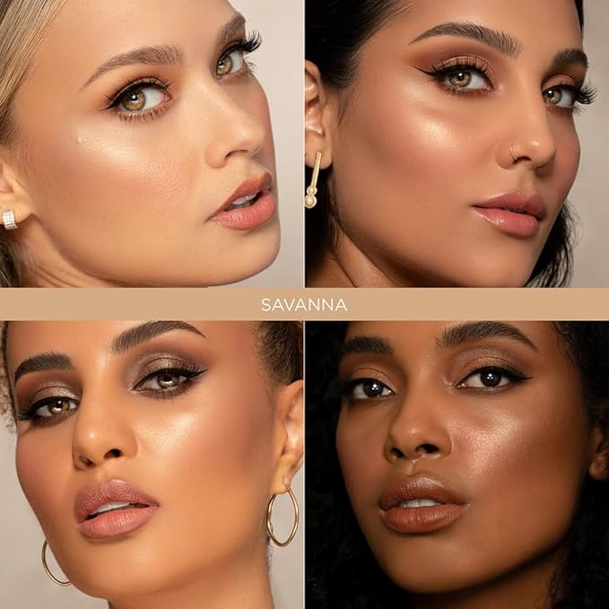 Sigma Beauty Highlighter Makeup – Illuminating Highlighting Powder for Face, Sheer Glimmer Face Highlighter for Cheeks, Cupid’s Bow, & Brow Bone (Savanna, Fiery Bronze Metallic)-Velvo Beauty