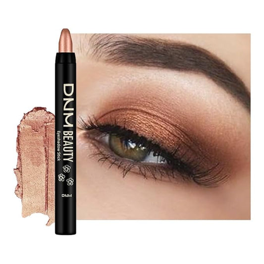 Kaely Cream Eye Shadow Sticks, Copper Shimmer Eyeliner Pencil Eyeshadow Palette Makeup, Eye Highlighter Brightener Stick for Older Women Waterproof Pigmented, sombras para ojos, New-57-Velvo Beauty