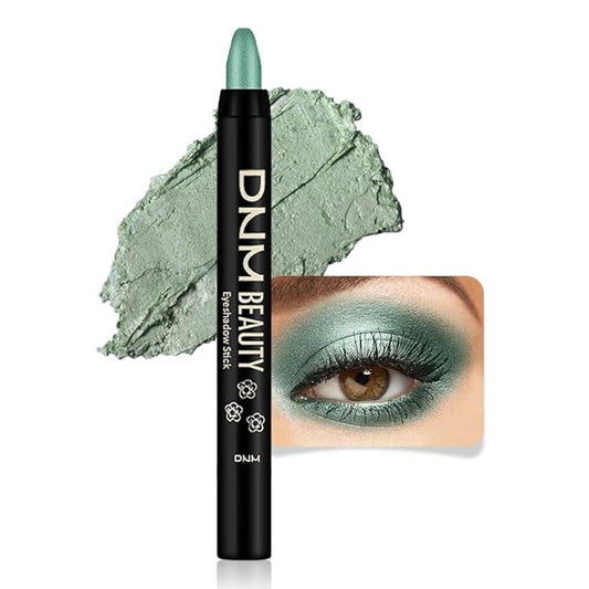 evpct Green Shimmer Cream Eye Shadow Brightener Sticks Set for Eyes, Green Shimmery Matte Pencil Eye shadow Applicator Stick Pen Palette Makeup Waterproof sombras en crema para ojos 34#-Velvo Beauty