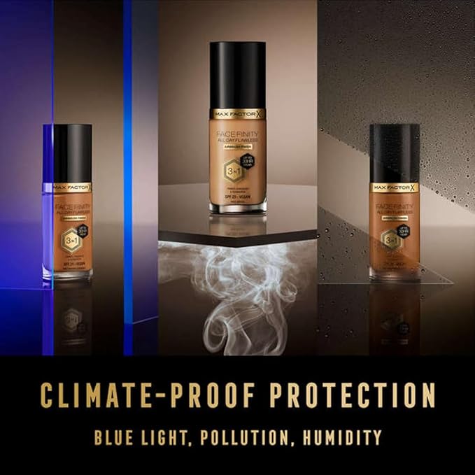 Max Factor Facefinity All Day Flawless 3 In 1 Foundation SPF 20, No. 40 Light Ivory-Velvo Beauty