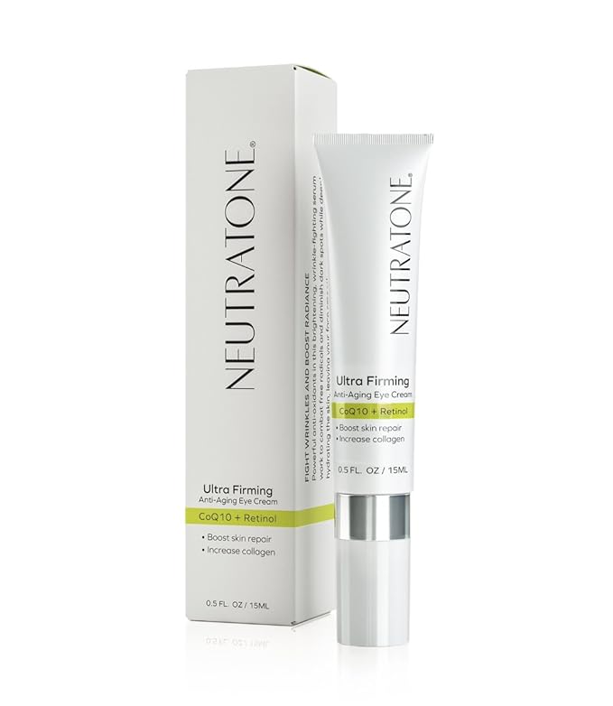 Ultra Firming Eye Cream for dark circles with Retinol & CoQ10 best for Anti-aging and puffiness Ceramic Tip Applicator 0.5 FL OZ-Velvo Beauty