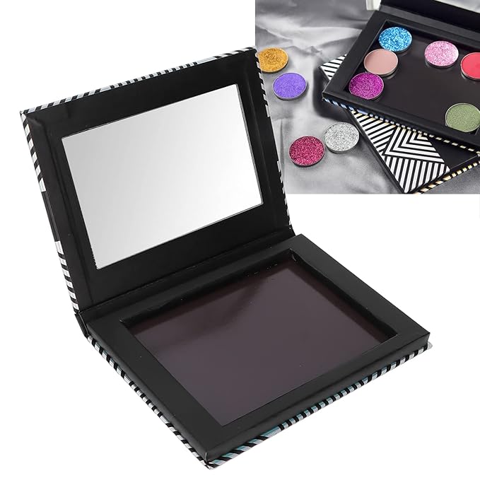 Empty Magnetic Eyeshadow, Makeup Palette Concealer Makeup Case with Mirror for Lipstick Blush Powder, Upgraded Shadow Palette Makeup Storage Extra Large Empty Pallete-Velvo Beauty