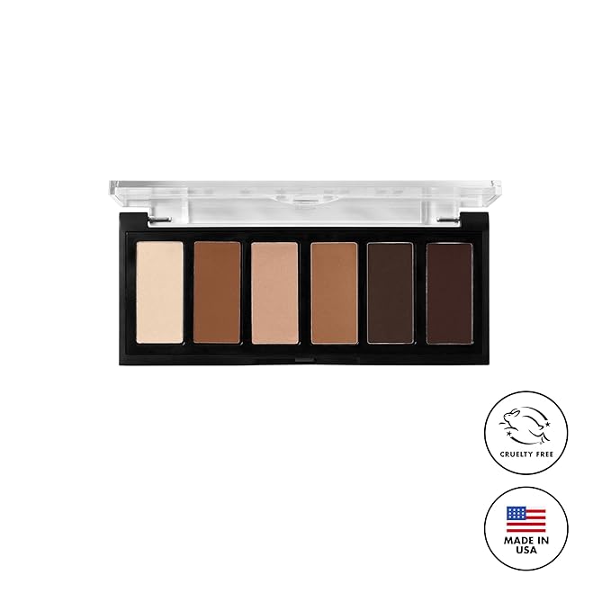 Milani Gilded Mini Eyeshadow Palette with 6 Matte & Shimmer Hues - Whiskey Business-Velvo Beauty