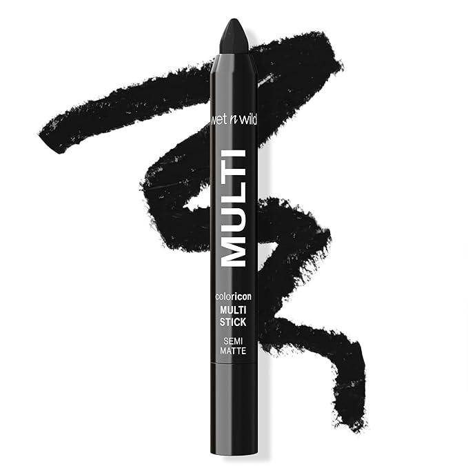 wet n wild Color Icon Cream Eyeliner Eyeshadow Multi-Stick, Moisturizing, Nourishing Velvety Cream-to-Powder Buildable & Blendable Formula, Cruelty-Free & Vegan - Nocturnal Behavior-Velvo Beauty