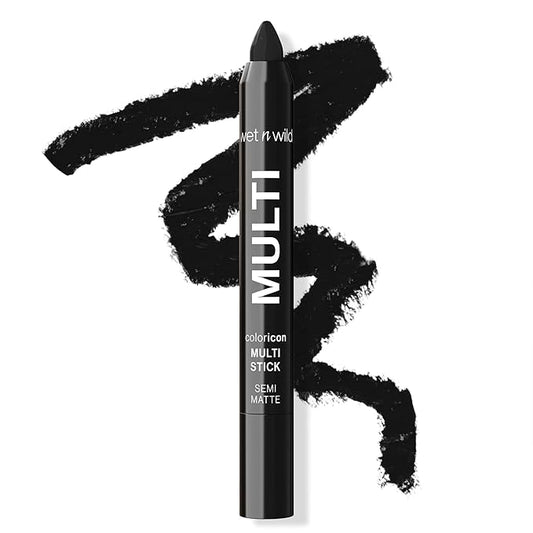 wet n wild Color Icon Cream Eyeliner Eyeshadow Multi-Stick, Moisturizing, Nourishing Velvety Cream-to-Powder Buildable & Blendable Formula, Cruelty-Free & Vegan - Nocturnal Behavior-Velvo Beauty