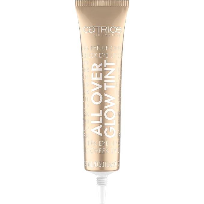 Catrice | All Over Glow Tint | Multi-Use Liquid Highlighter | Face & Body | Vitamin C, Niacinamide, Squalene & Panthenol | Long-lasting & Lightweight | Vegan & Cruelty Free (010 | Beaming Diamond)-Velvo Beauty