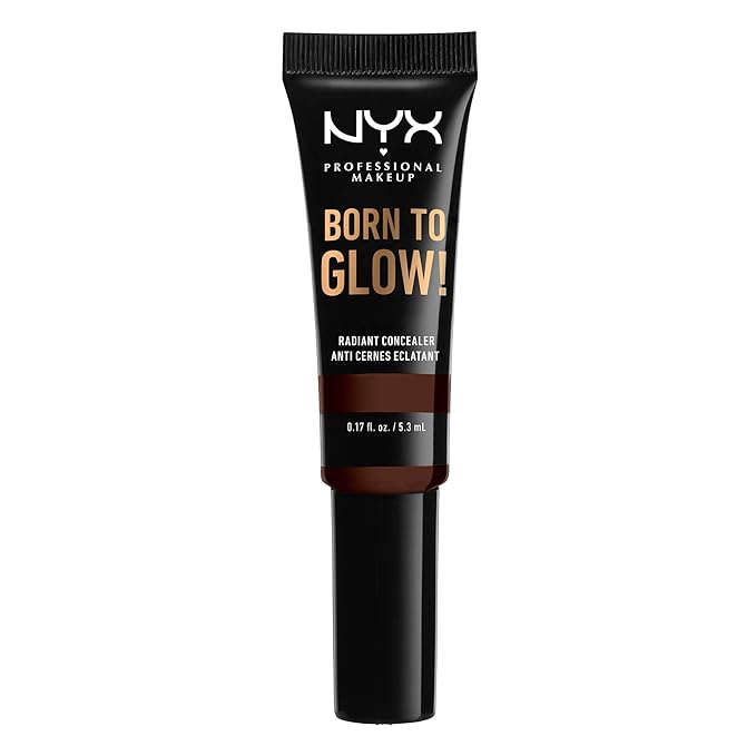 NYX PROFESSIONAL MAKEUP Born To Glow Radiant Concealer, Medium Coverage - Deep Espresso-Velvo Beauty