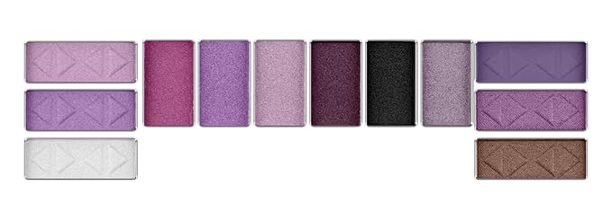L.A. COLORS Day to Night 12 Color Eyeshadow, Twilight CES427-Velvo Beauty
